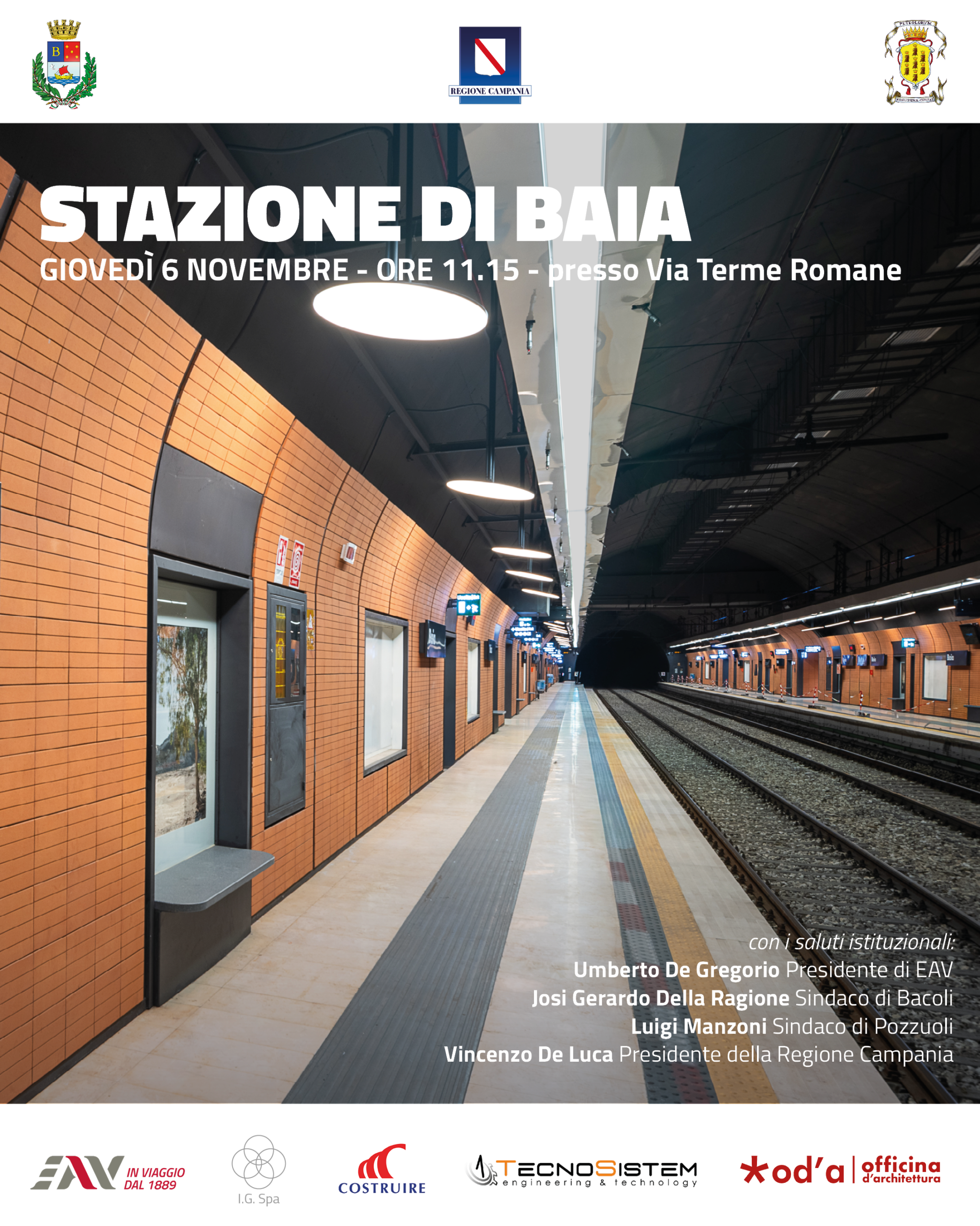 STAZIONE DI BAIA – INAUGURAZIONE