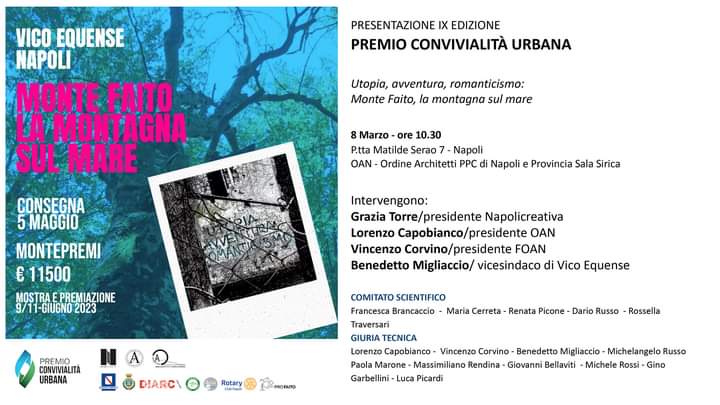 PREMIO CONVIVIALITA’ URBANA – IX EDIZIONE